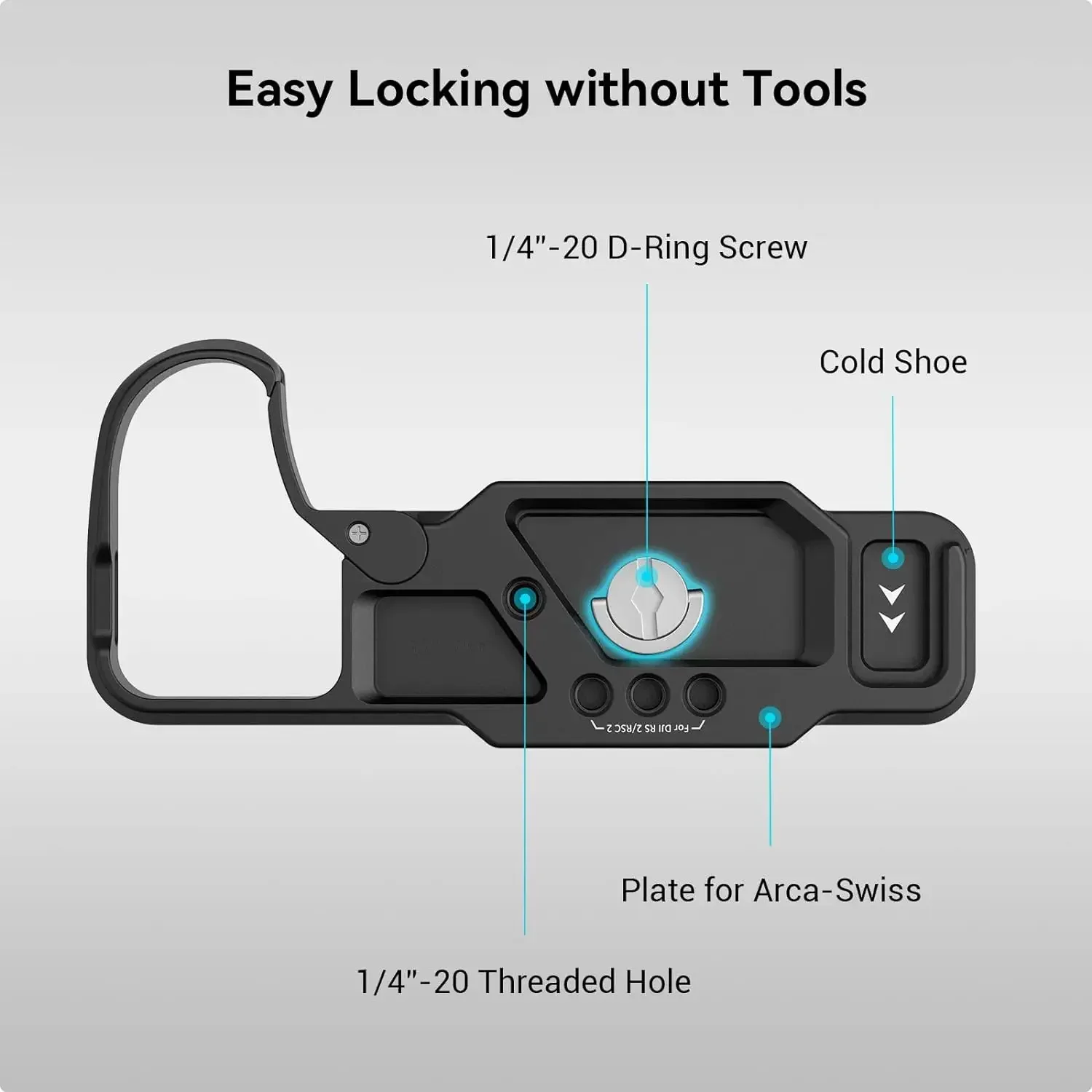 Фото Новая базовая пластина SmallRig Z 30 для камеры Nikon Z 30 с встроенным креплением Cold Shoe и быстросъемной площадкой №4