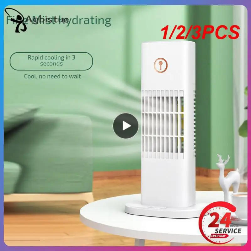 

1/2/3PCS Portable Mini Air Conditioning Fan USB Spray Type Water Cooling Fan Desktop Air Cooler Freestanding Air Conditioner For
