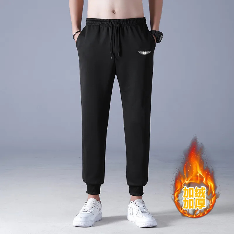 

2023 Men's Winter Lamb Wool Thickened Warm Sportswear Men's New Casual Drawstring Jogging Pants Men's High-Quality Cotton Pants