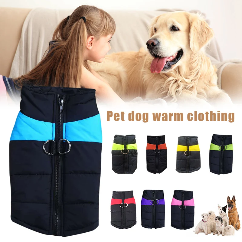 

Зимняя куртка для домашних животных, размеры меньше/среднего/большого размера