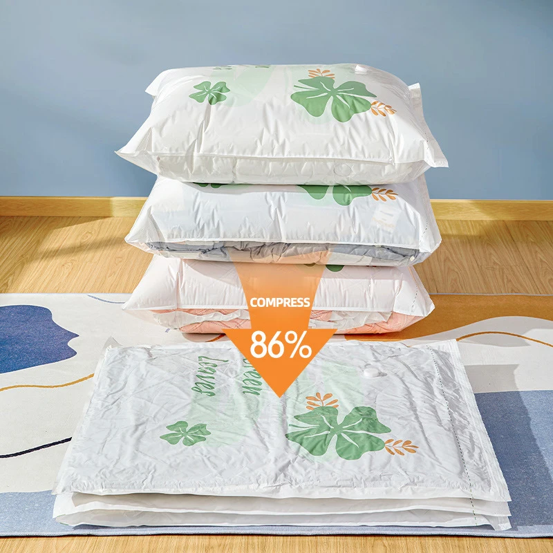 Дорожные вакуумные пакеты для хранения багажа компактные мешки с электрическим