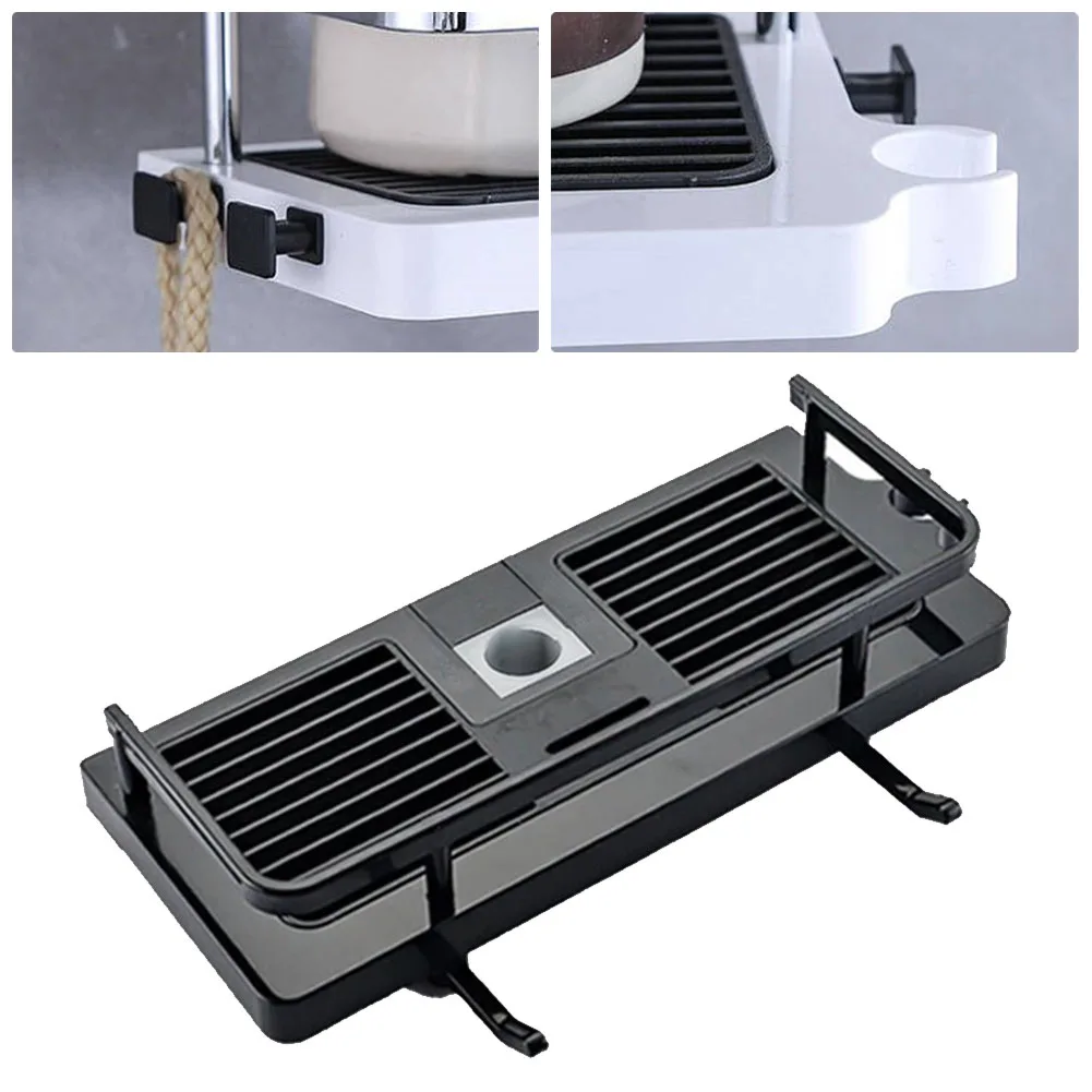 

Shower Storage Holder Rack Organizer Bathroom Shelf Shampoo Tray Stand No Drilling Floating Shelf For Wall Household Item