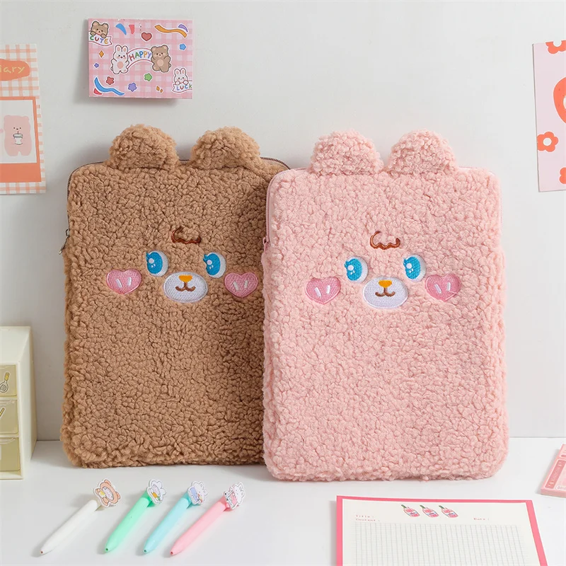 

Cute Plush Universal Sleeve for Samsung Galaxy Tab S6 10.5 SM-T860 T865 Pouch Bag S6 Lite 10.4 SM-P610 P615 Tablet Case Bags