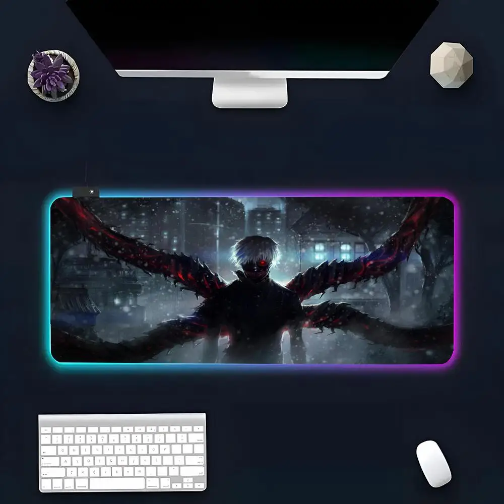 Коврик для мыши с изображением аниме Т-Токио Белый большой размер