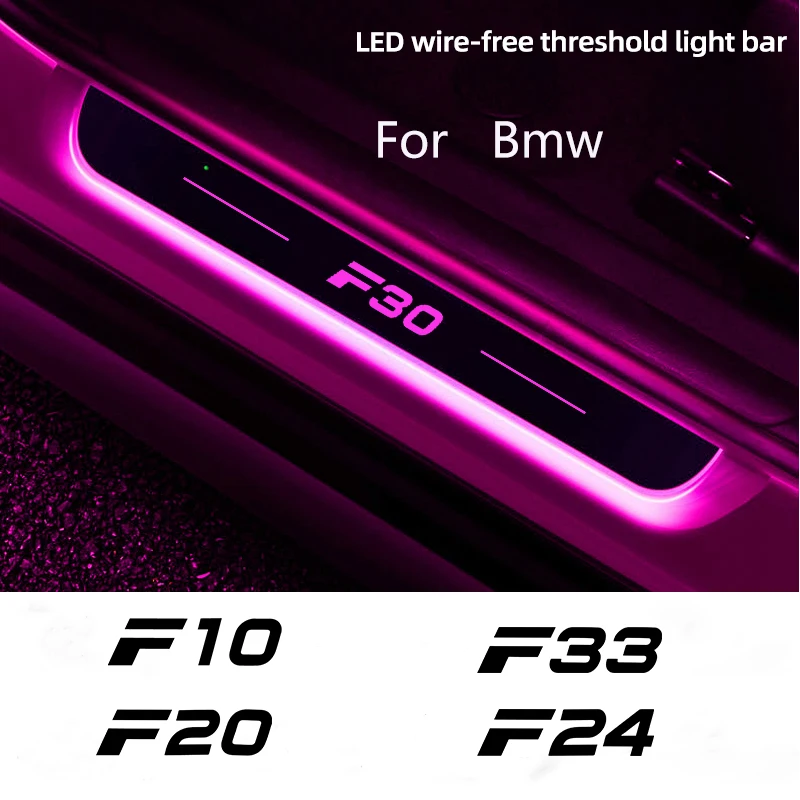 

For BMW F30 F10 F20 F15 F16 F25 F26 F48 F07 F18 F34 F31 F32 F33 F45 F46 F35 F01 F02 F12 Car Wireless LED Welcome Ambient Light