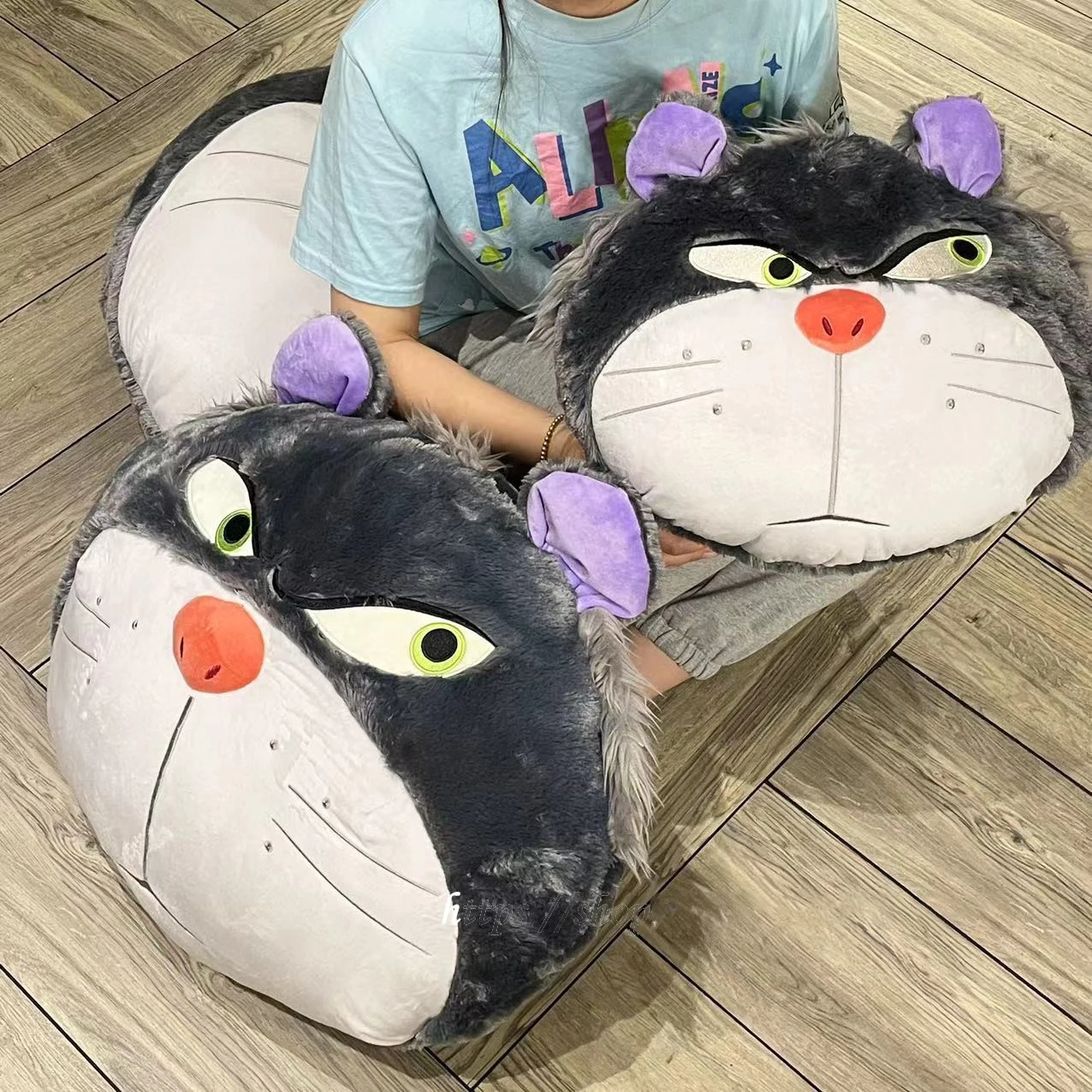 

Милая плюшевая кукла из мультфильма Disney, подушка для дома и офиса с Люцифером, кошка Золушки Токио, плюшевая игрушка, подушка с анимацией