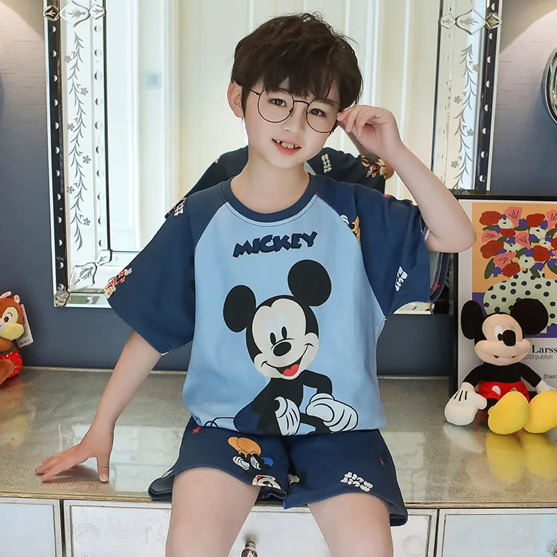 

Mickey Mouse Children Pajamas set Boys Cotton Clothes Cartoon Sleepwear Kids Pajamas for Girls Toddler Baby Outfits Child Pyjama