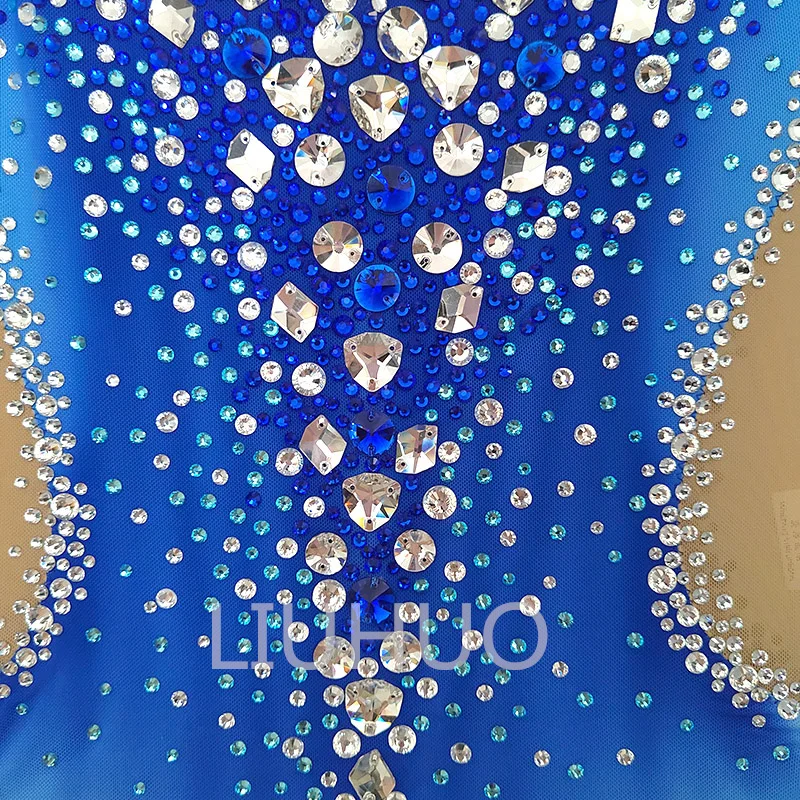 Женские танцевальные трико LIUHUO для ритмической гимнастики разноцветные