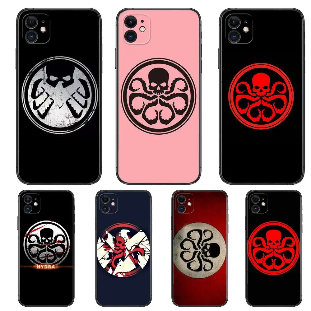 

Marvel HYDRA Phone Cases For iphone 13 Pro Max case 12 11 Pro Max 8 PLUS 7PLUS 6S XR X XS 6 mini se mobile cell