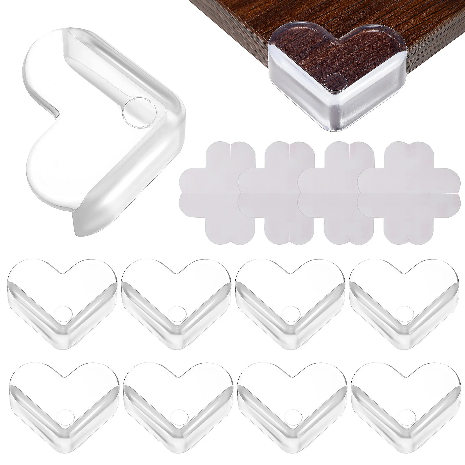

15 Pcs Corner Protectors For Furniture Table Edges Guard Safety Bumpers Wall Guards Indoor