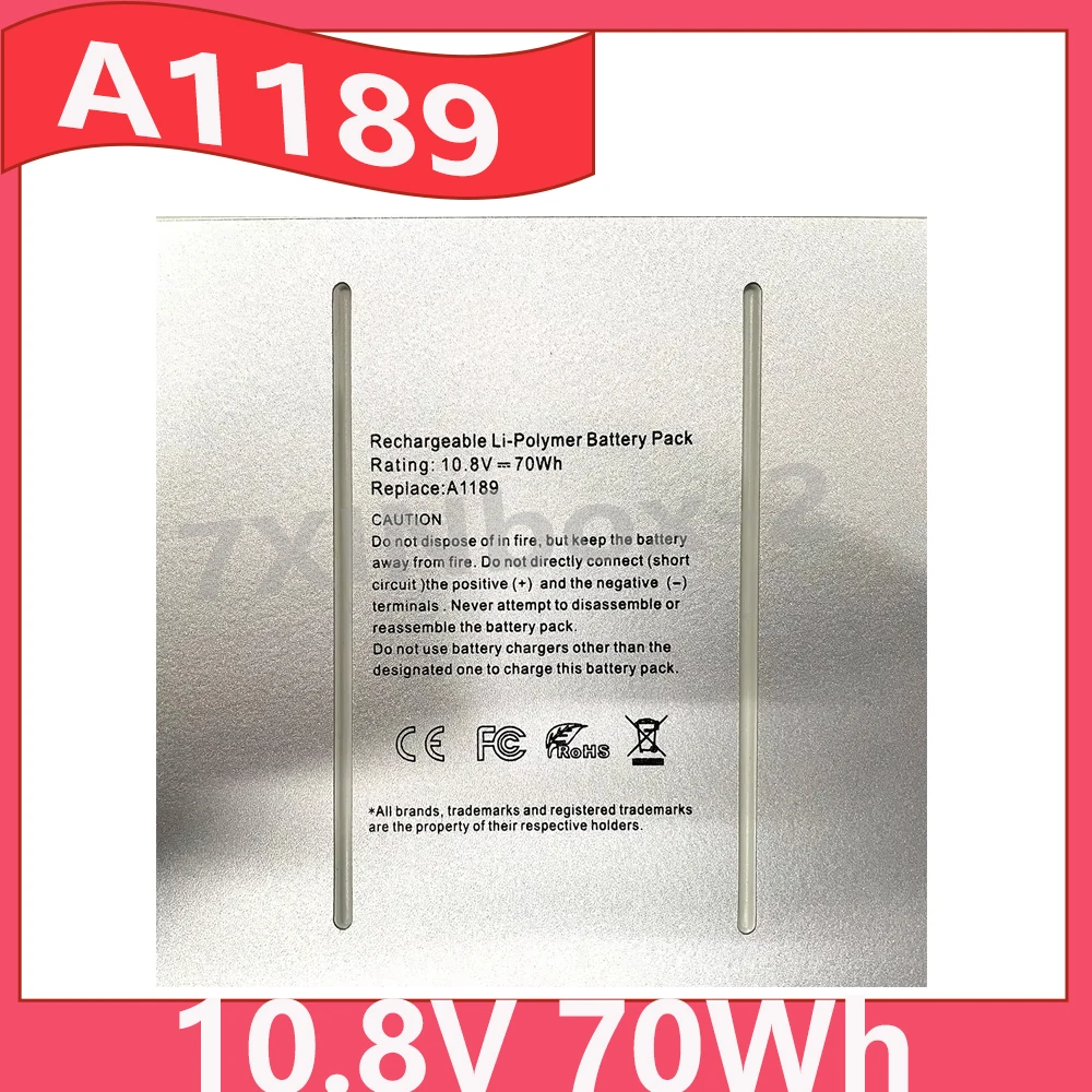 Фото Аккумулятор A1189 70Wh 10.8V для Apple MacBook Pro 17