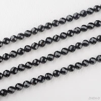 zhen d natural stones black spinel faceted loose beads diy for jewelry making gemstone bracelet necklace cool energy stone