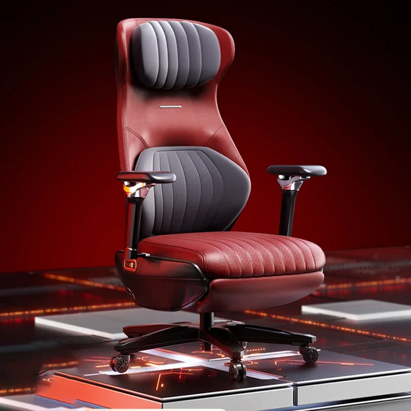 Эргономичное электрическое кожаное офисное кресло игровое удобное компьютерное