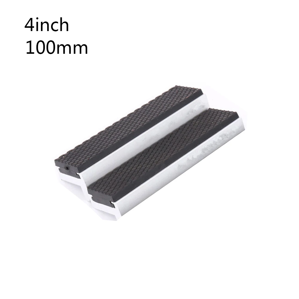 

3/4/5inch Bench Vise Pad Magnetic Vice Jaws Protective Cover Multipurpose Aluminum Bench Vise Clamp Anti-Slip Mat