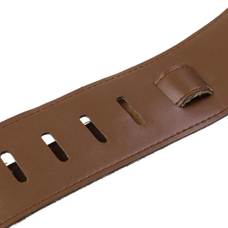 

Handicraft Guitar Shoulder Strap Leather Belt For Acoustic Ukelele Bass Musical Instrument Adjustable Strap Shoulder Bands