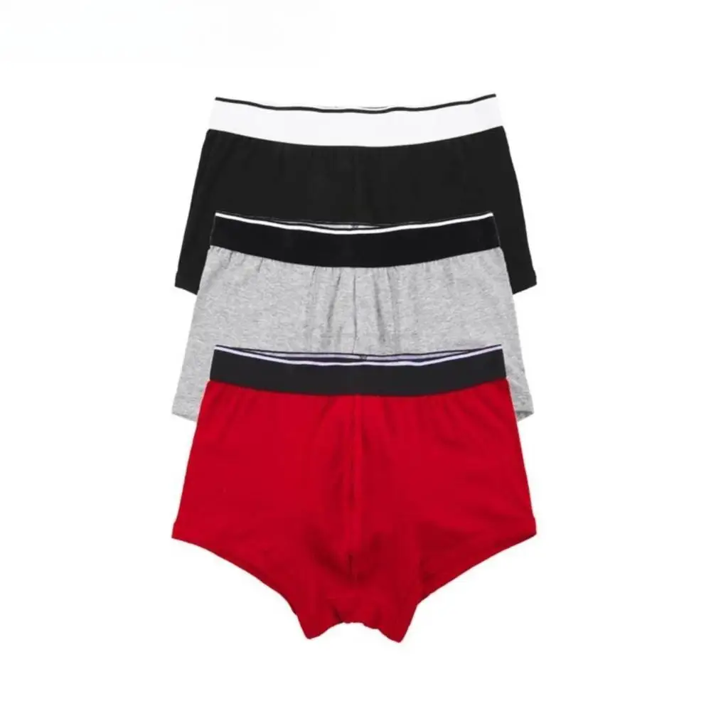 

Men Underwear 3-pack Cotton Boxer Brand Mens Underwear Boxers Cueca Boxer Masculina Calzoncillos Hombre Boxer Marca