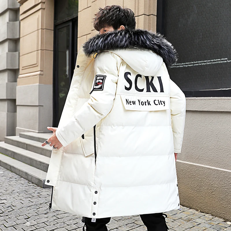 

-20 Degree 2022 New Men's Parkas Long Cotton Fashion Winter Jacket Coats For Men Brand Hoodie Jacket Thick Parka Homme Warm Tops