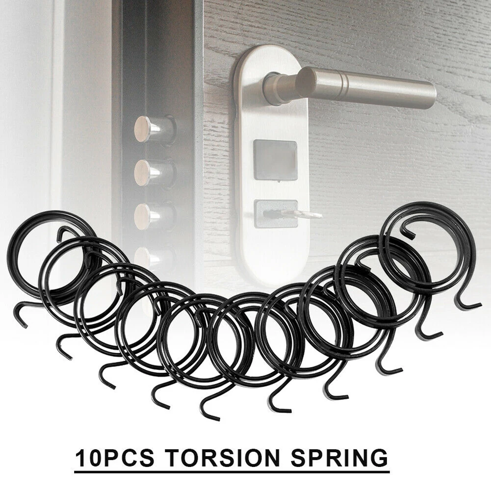 

10Pcs 2.5 Turn Door Knob Handle Spring Replacement Torsion Spring For Door Internal Coil Repair Return Torsion Springs Hardware