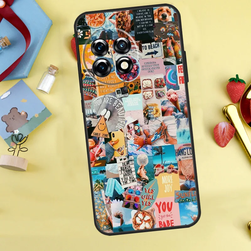 Чехол Summer Beach Collage для OnePlus 13 12 R 11 9 10 Pro 8T 9RT 10T OnePlus Nord 4 CE 2 3 Lite N20 N30 (art.: 3920cd3bc2b0d) - 3920cd3bc2b0d