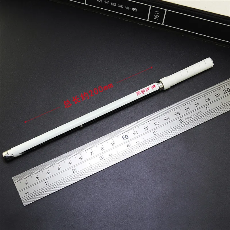 Demon Slayer Sword Hashibira Inosuke Pen Swords Nichirin Blade Anime Knife Katana Keychain Weapon Model Boy Gift Children Toys images - 6