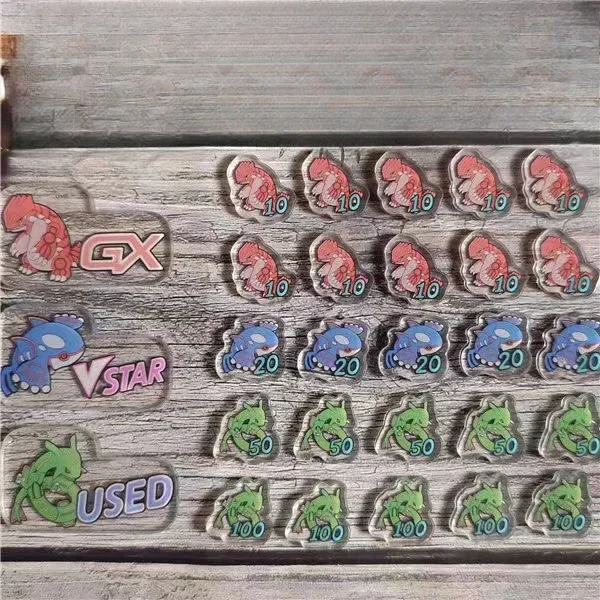 PTCG Pokemon Match Счетчик повреждений Индикатор Trio master Kyogre Используемая плата Vstar GX