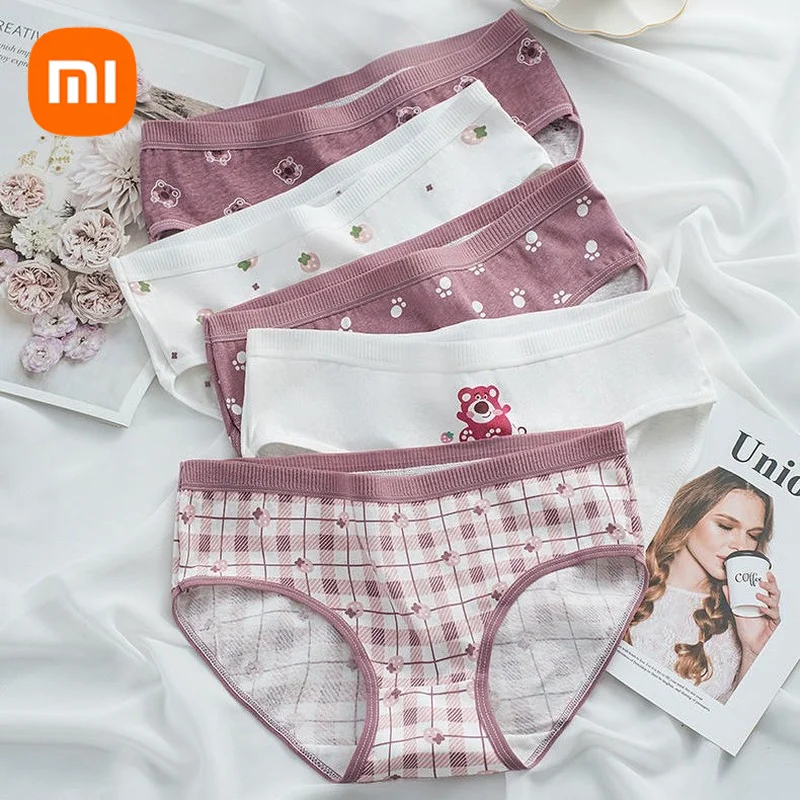 

4 шт., хлопковые трусы для девочек Xiaomi