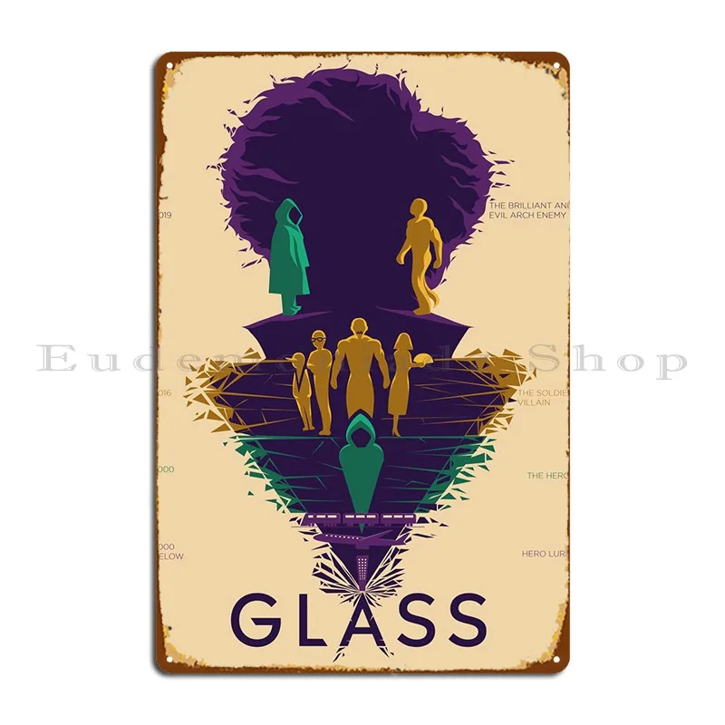 

Стеклянный альтернативный плакат 2, металлический плакат, паб, гаражная пещера, персонализированный настенный фотоплакат