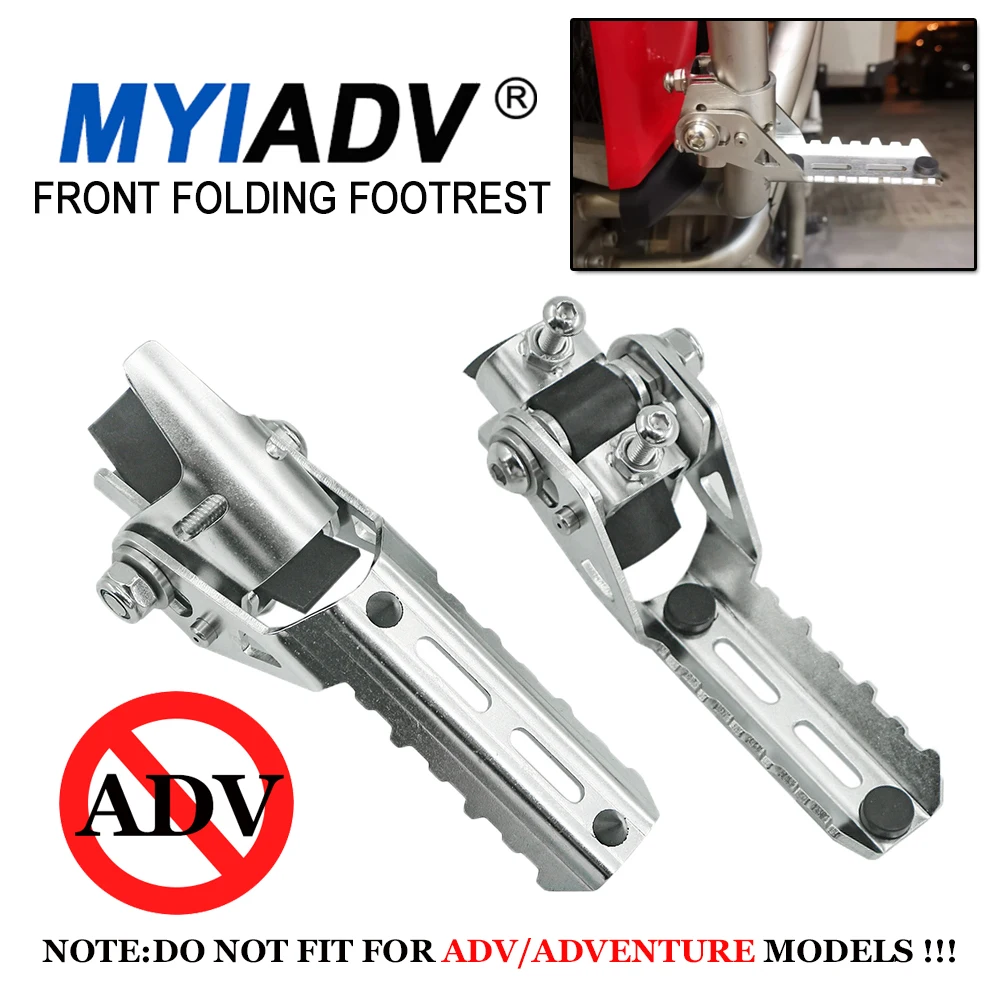 

For BMW R1200GS LC R1250GS R1200 GS 2013-2020 2021 Footboards for Motorcycle Highway Front Foot Pegs Folding Footrests Clamps
