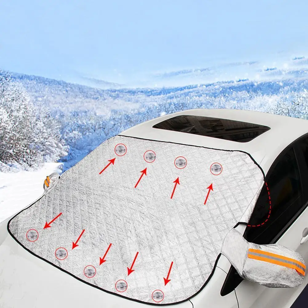 

Автомобильный чехол для лобового стекла, брендовый новый автомобильный зимний чехол, солнцезащитный козырек для лобового стекла, защита от...