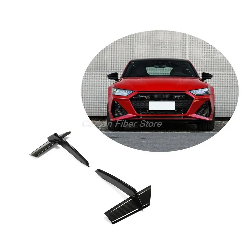 

Dry Carbon Fiber RS7 Front Bumper Scoop for Audi RS7 Sportback Hatchback 4-Door 2020-2021