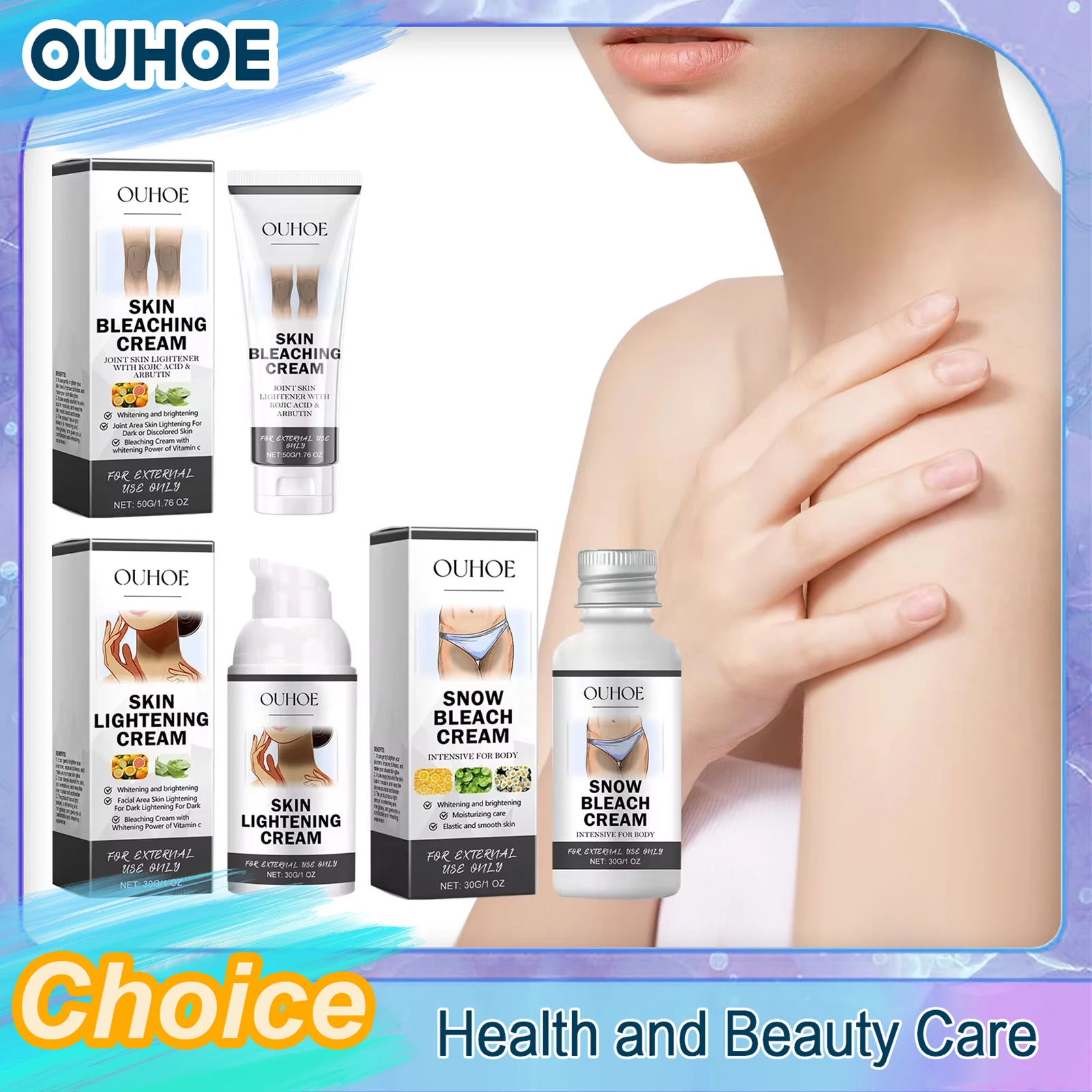 Крем для отбеливания снега интимная часть темная кожа осветление подмышек