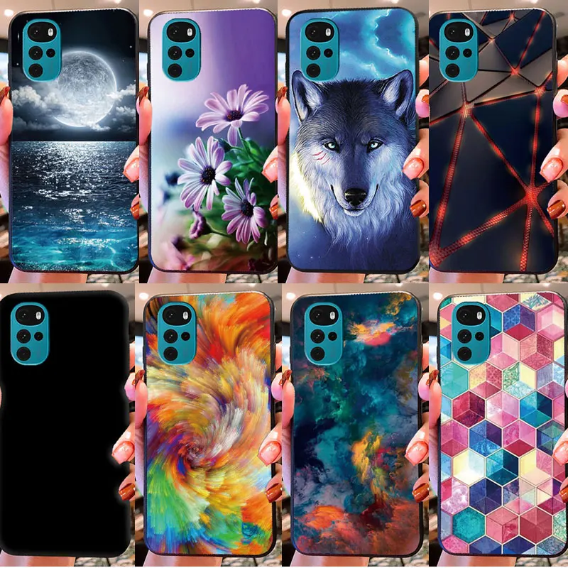 

For Motorola Moto G22 Case Matte Soft Silicone For Moto G200 G71 G51 G41 G60 G31 E30 E20 X Phone Case Back Cover Slim shockproof