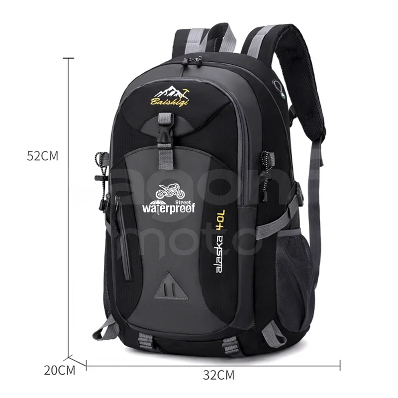Фото Для мотоциклов Kawasaki ER-6F ER6F 2009-2016 ER6 F 2015 2014 2013: 40-литровая сумка для активного отдыха, спортивная сумка, рюкзак для путешествий и отдыха. №2