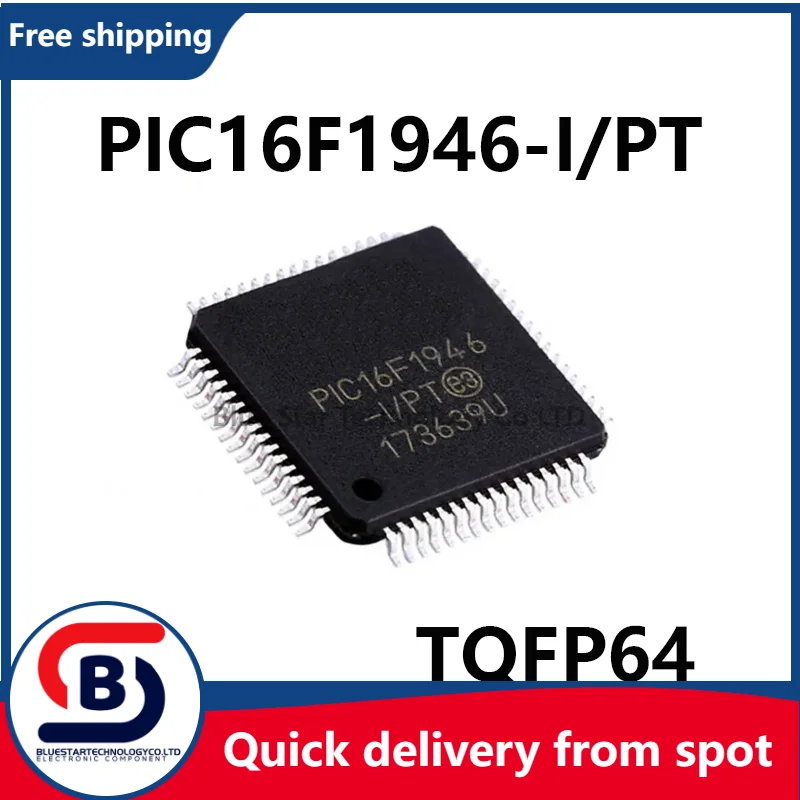 

Free Shipping 10-50pcs/lots PIC16F1946-I/PT PIC16F1946 16F1946 TQFP64 Quick delivery from spot