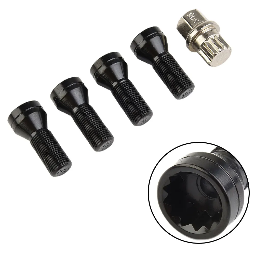 

LOCKING BOLTS Wheel Locking Bolts Cars 4pc ALLOY WHEEL FOR BMW MINI R50 LUG NUTS M14 X1.25 High Quality Material