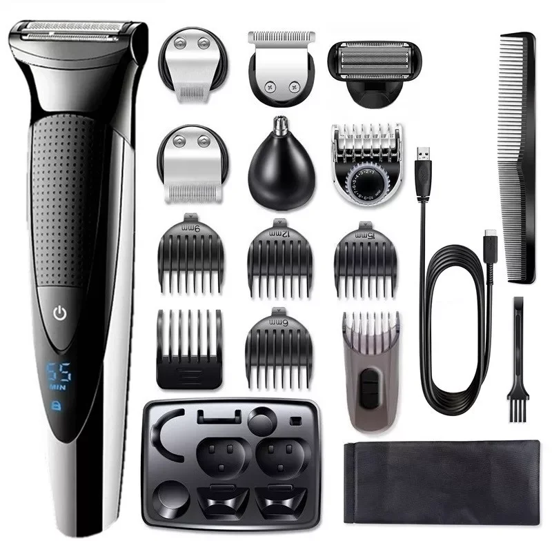 

Facial Body electric shaver wet dry shaving machine for men hair shaver rechargeable electric razor beard trimmer 100v-240v