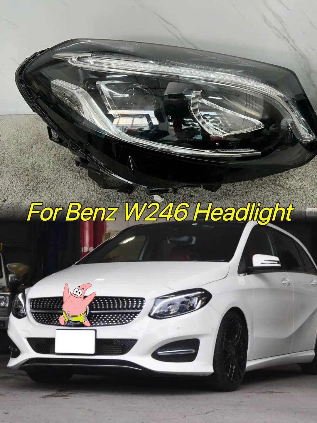 

Suitable For Mercedes-Benz W246 Headlight 2004-2010 Front Headlamp Auto Lighting Systems
