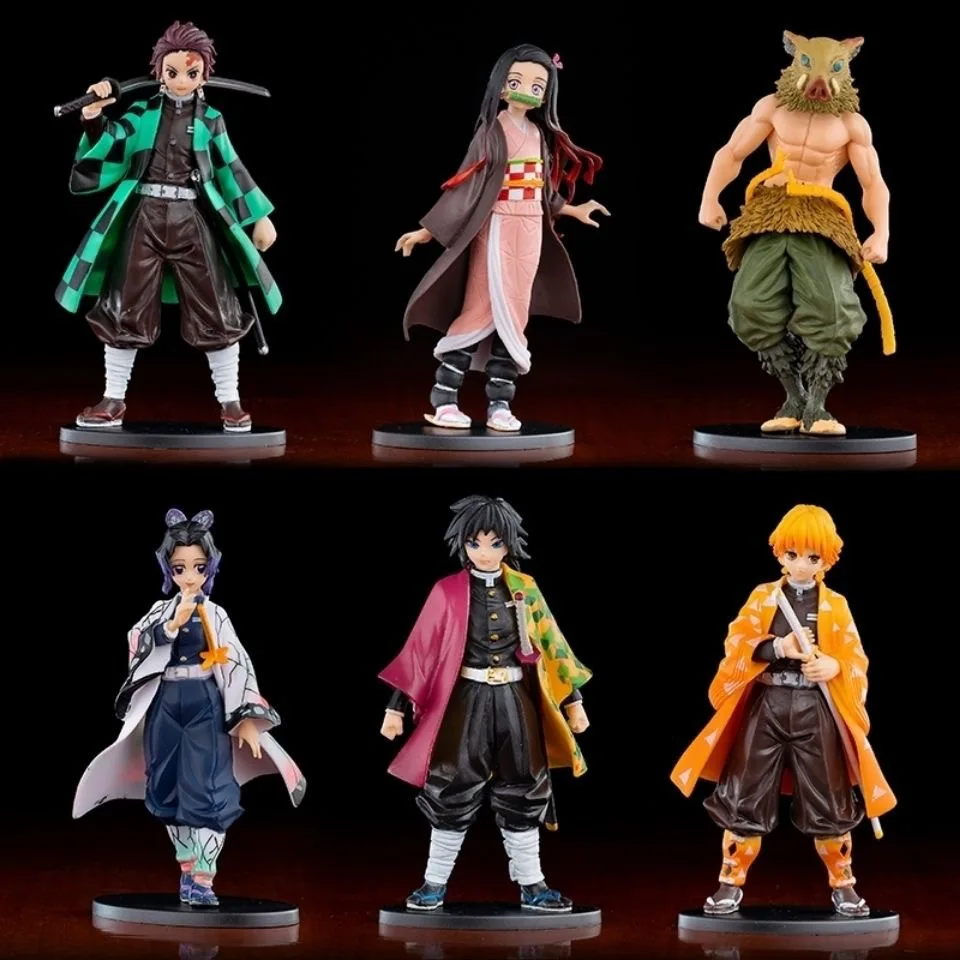

Demon Slayer Kimetsu no Yaiba Kamado Tanjirou Kamado Nezuko Cartoon Model Toy Anime PVC Figure