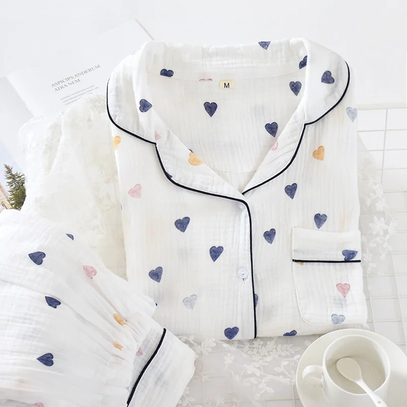 Women Pajama 100% Cotton Soft Loungewear Women Set Night Wears For Women Sleeping Wear Two Piece Set