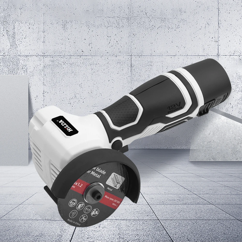 Мини-угловая шлифовальная машина 12 В 3 дюйма 2000 мАч