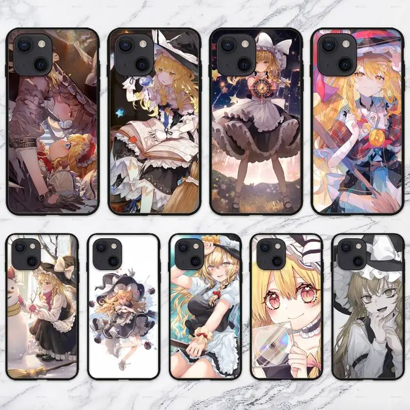 Чехол для телефона Kirisame Marisa Touhou Project iPhone 11 12 Mini 13 Pro XS Max X 8 7 6s Plus 5 SE XR Shell | Мобильные