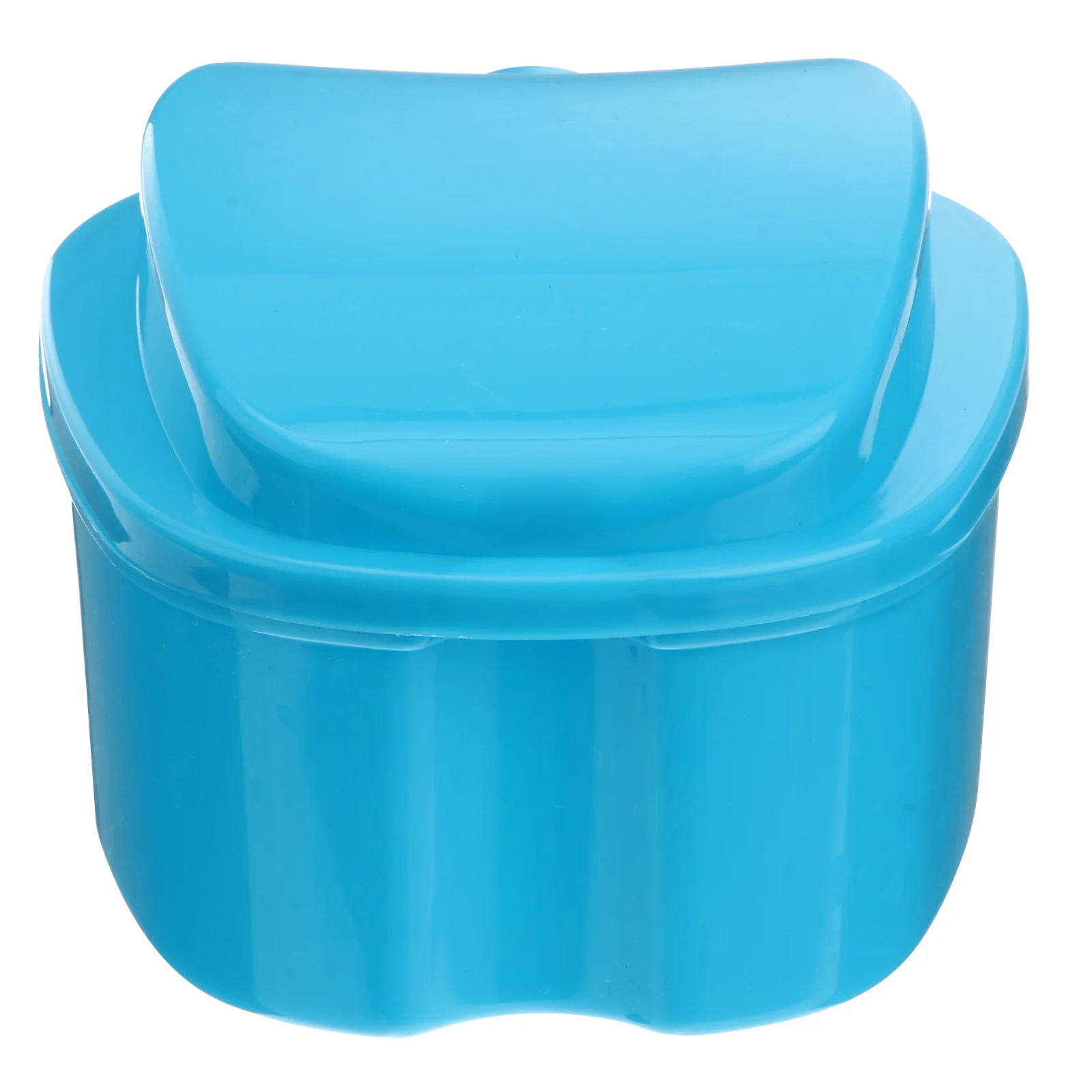 

Denture Case Retainer Box Container Cleaner Bath Cup Holder Orthodontic Dentures Teeth Storage False Tablets Cleaning Brite