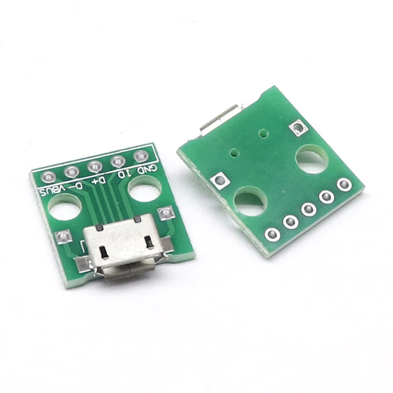 10 шт. адаптер MICRO USB Для DIP-адаптера | Электронные компоненты и принадлежности