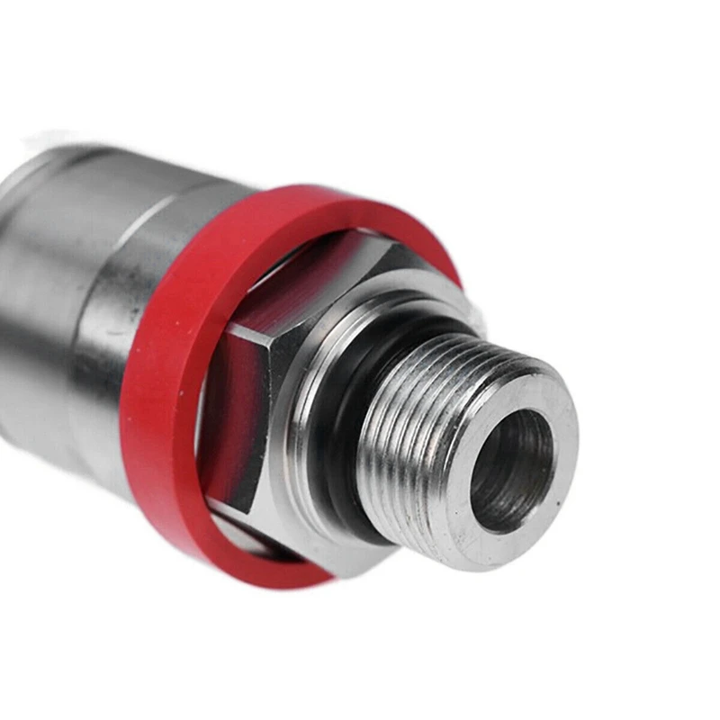 Hydraulic Female Quick Coupler Masters Silver Metal For John Deere 6400 6410 6420 6430 7430