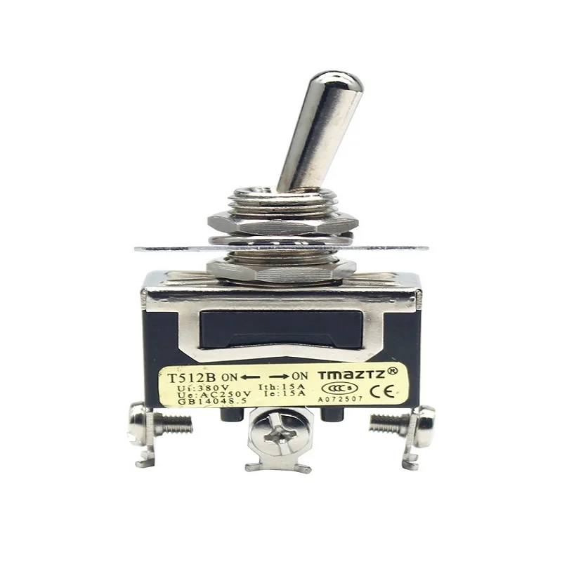 

15A 250V 20A 125V AC ON ON 2 Position T512B SPDT Heavy Duty Rocker Toggle Switches