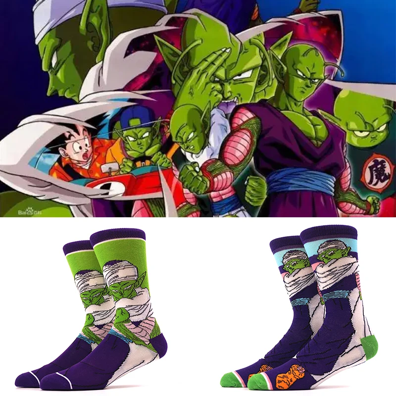Носки мужские с рисунком дракона Бальные чулки аниме Bick Vegeta для косплея