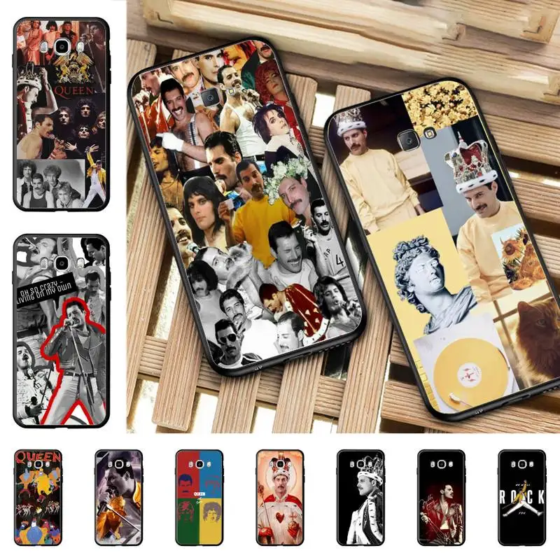 

Freddie Mercury Queen Phone Case for Samsung J 2 3 4 5 6 7 8 prime plus 2018 2017 2016 core