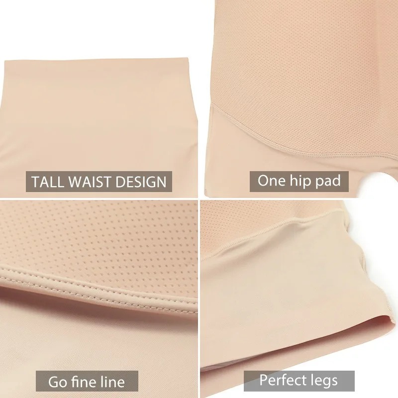 High Waist Butt Pads Seamless Butt Lifter Padded Panties Hip Enhancer Underwear Booty Pads Shapewear Shorts