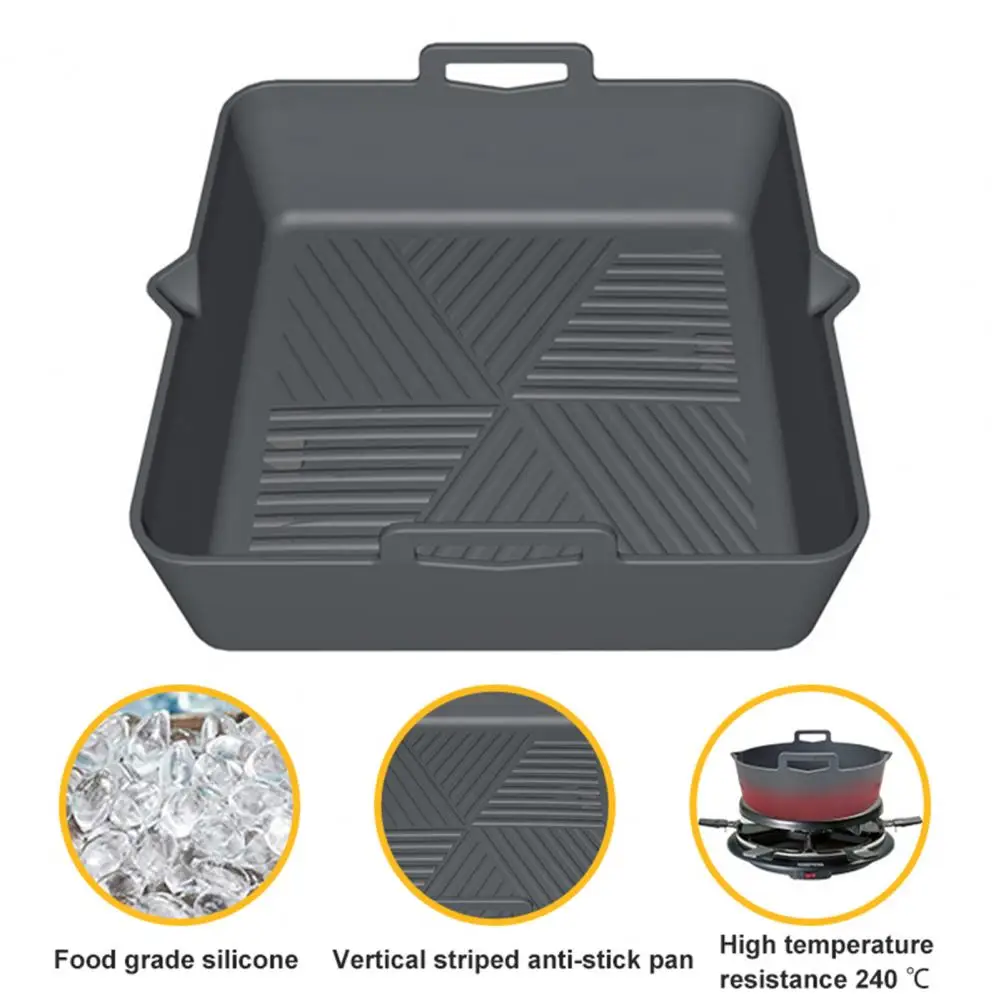 

Baking Sheet Mat Useful Good Flexibility No Odor Arched Raised Fryer Pan Bakery Accessory