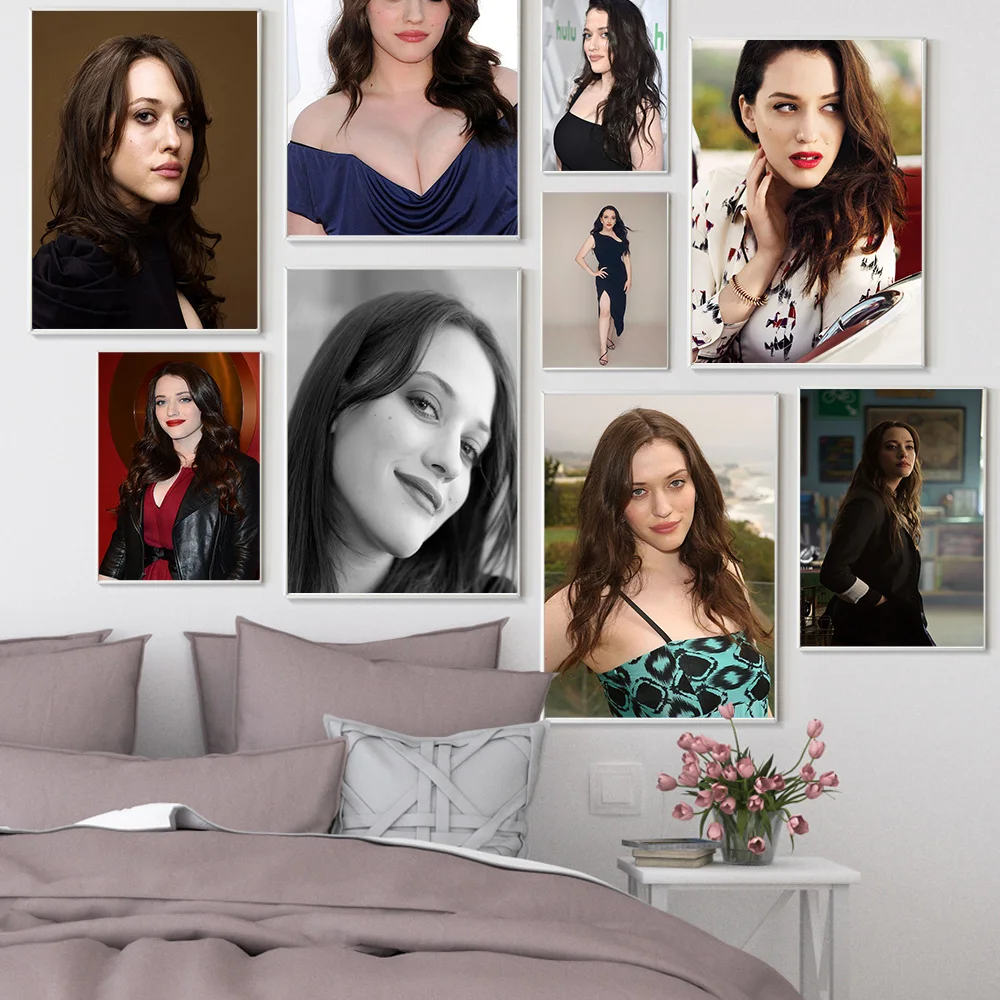 

Kat Dennings Star Sexy Poster Actress Photo Fashion Art Print Wall Picture Home Decor Modern Canvas Painting